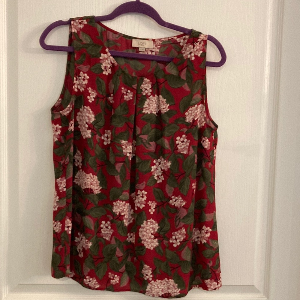 Loft outlet sleeveless blouse